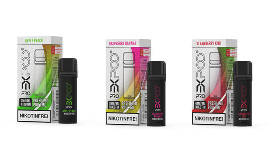 3er Set - Expod Pro POD 0mg - (nikotinfrei)