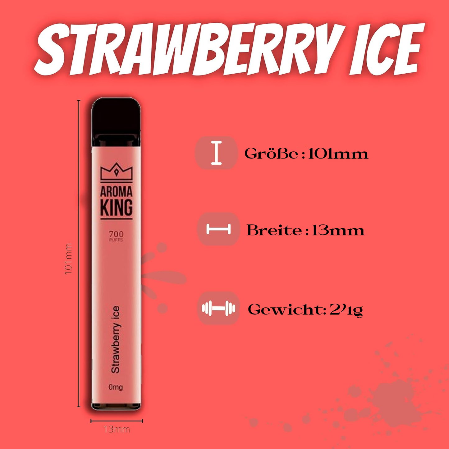 Aroma King  - Strawberry Ice